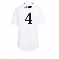 Real Madrid David Alaba #4 Hjemmebanetrøje Dame 2022-23 Kortærmet